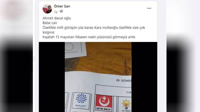 Traktörü haczedilen çiftçi oy kullanırken muhalefete bela okudu