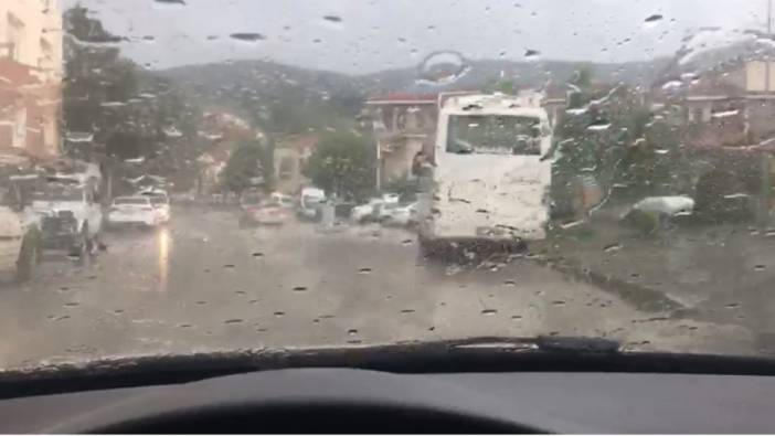 Kastamonu’da sağanak yağış ve fırtına