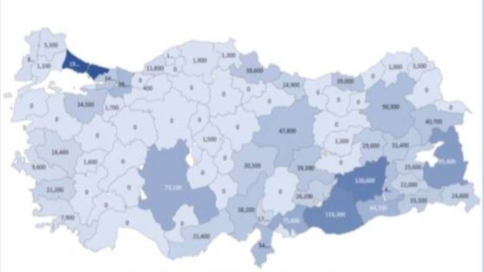 Erdoğan'ın normalden daha fazla oyunun hesaplandığı iller.  Ekonomist Mustafa Sönmez harita paylaşıp uyardı