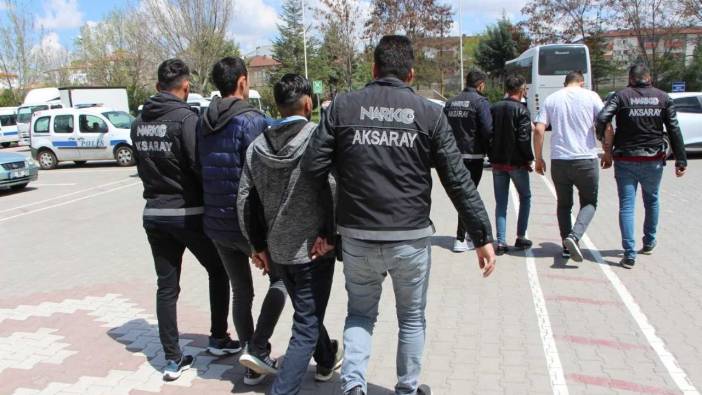 Aksaray’da zehir tacirlerine operasyon: 24 gözaltı