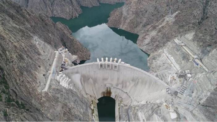 Yusufeli Barajı ve HES'te su yüksekliği 145 metreyi geçti