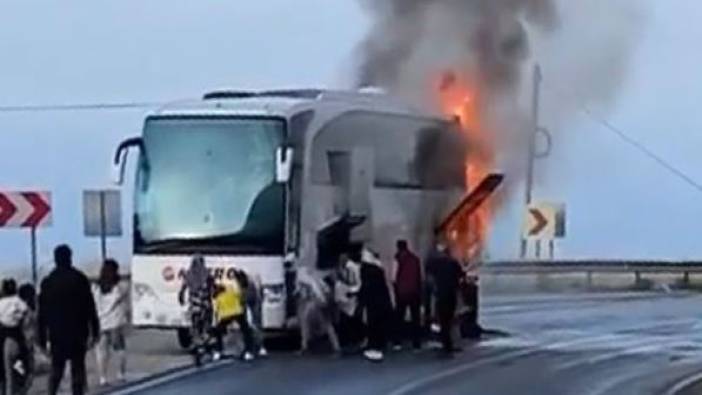 Otobüste can pazarı. 22 yolcu ölümden döndü