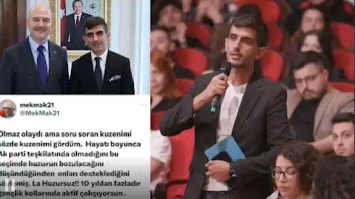Babala TV'de Kılıçdaroğlu’nu suçlayıp “Hayatımda AK Parti'den içeri girmedim” demişti. Bakan Soylu ile fotoğrafı çıktı