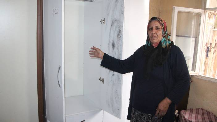 Depremde hasar gören evi için borca giren kadının altınları çalındı