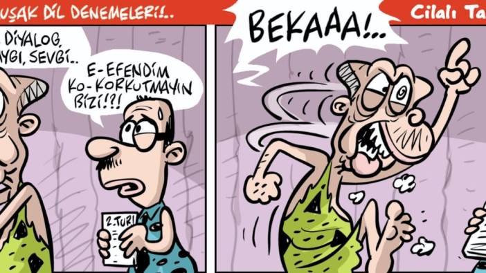 Emre Ulaş'tan Saray'ı bile güldürecek Erdoğan karikatürü