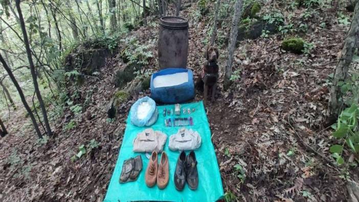 Amanos Dağları'nda PKK'ya ait depo bulundu