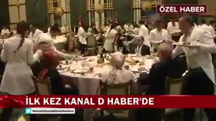 Vatandaş soğan alamazken Saray’daki iftar görüntüleri gündem oldu. Kanal D yayınlamıştı