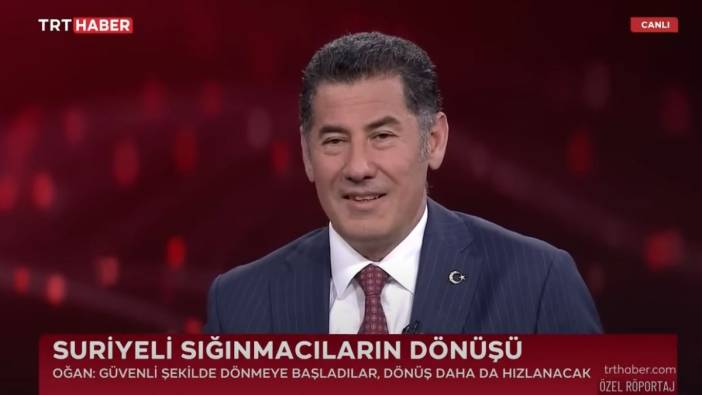 Sinan Oğan Suriyeliler dönmeden "Suriyeliler dönmeye başladı" dedi. TRT'de AKP'liler gibi konuştu
