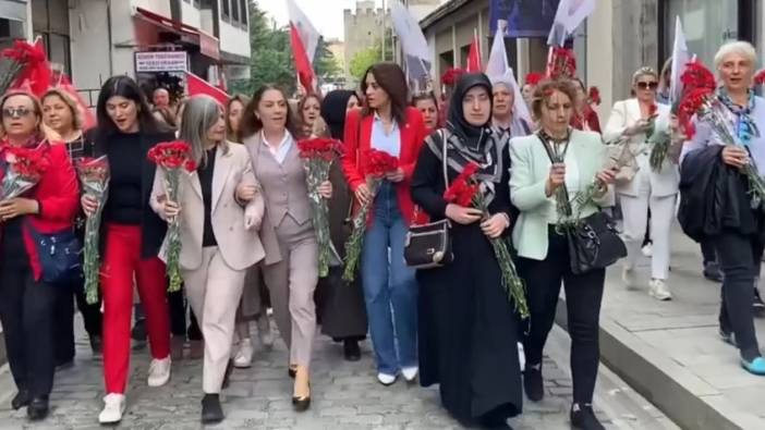 Trabzon'da Hizbullah karşıtı kadın yürüyüşü: Meclis'te Hizbullah istemiyoruz