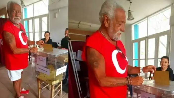 Şarkıcı Fedon'dan Türk bayraklı sandık paylaşımı