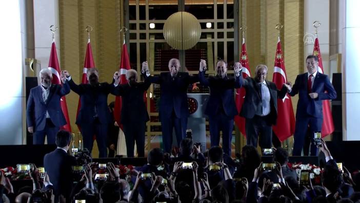 Sinan Oğan, "Bir ülkücüyü kessen yan yana gelmez" demişti. HÜDA-PAR ile aynı karede birlikte AKP’lileri selamladı