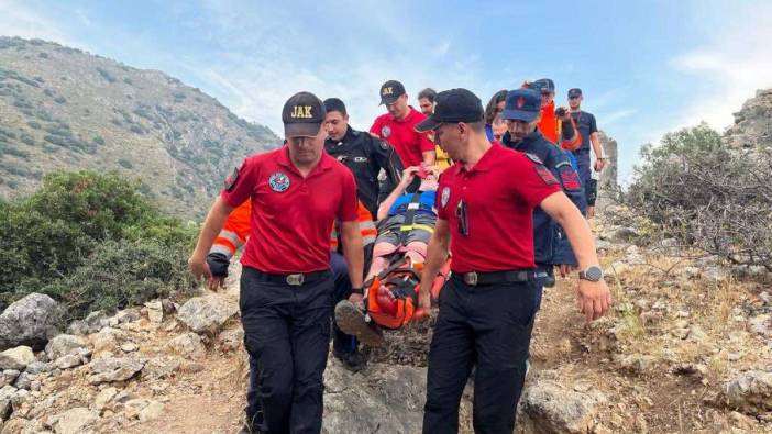 Ekipler ABD'li turist için seferber oldu: Kurtarma operasyonu 2 saat sürdü