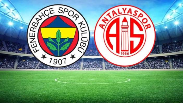 Fenerbahçe'nin Antalyaspor ilk 11'i belli oldu