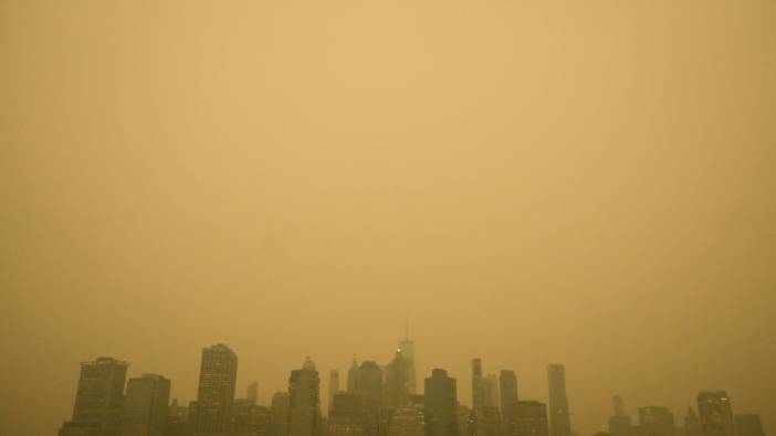 Kanada'daki orman yangınlarının dumanı New York'a ulaştı