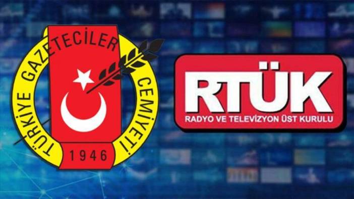 Türkiye Gazeteciler Cemiyeti'nden ceza tepkisi. "RTÜK, kararlarıyla toplumu ikiye bölmektedir"