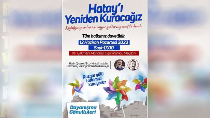 Hatay'da depremzedeler için moral konseri düzenlenecek