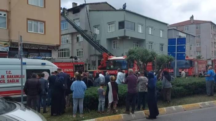 Ümraniye’de evde çıkan yangında yaşlı kadın ile torunu yaralandı