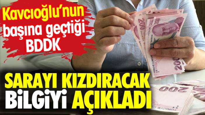 Kavcıoğlu'nun başına geçtiği BDDK Sarayı kızdıracak bilgiyi açıkladı