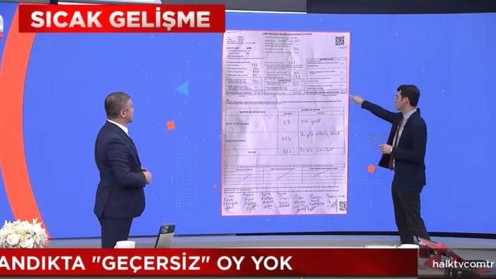 Abüllatif Şener'in oy kullandığı sandıkdan geçersiz oy olmadığı ortaya çıktı