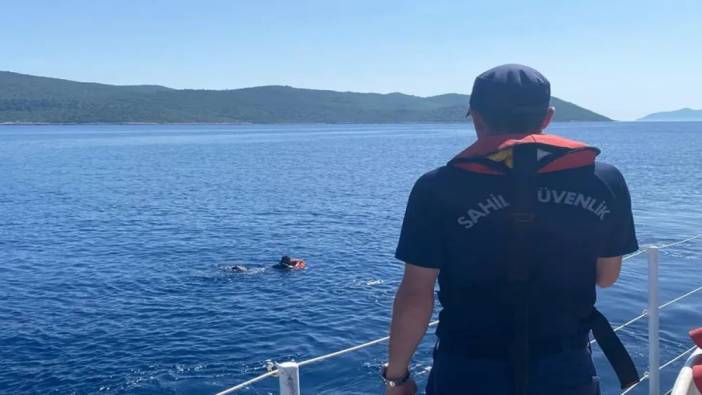 Kaçak göçmen yüzerek Yunanistan’a geçmeye çalıştı