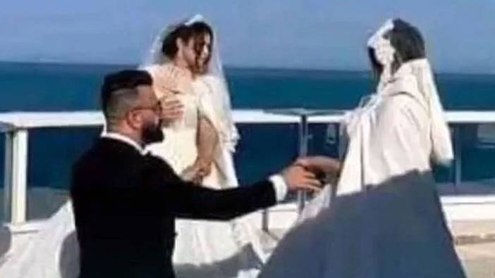Suriyeliler aynı anda 2 kadınla evlenen Arapların programını yaptı