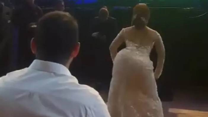 Gelin düğünde damadın önünde twerk yaptı. Bu video TikTok’u yıktı geçti