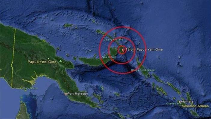 Papua Yeni Gine'de korkutan deprem