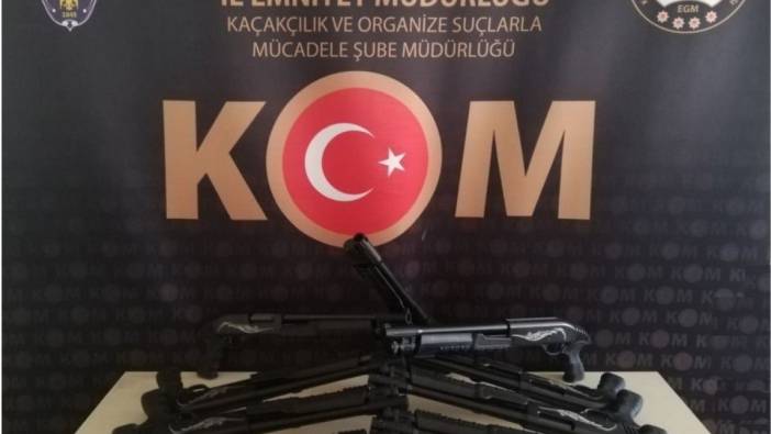 Burdur’da kaçak silah operasyonu