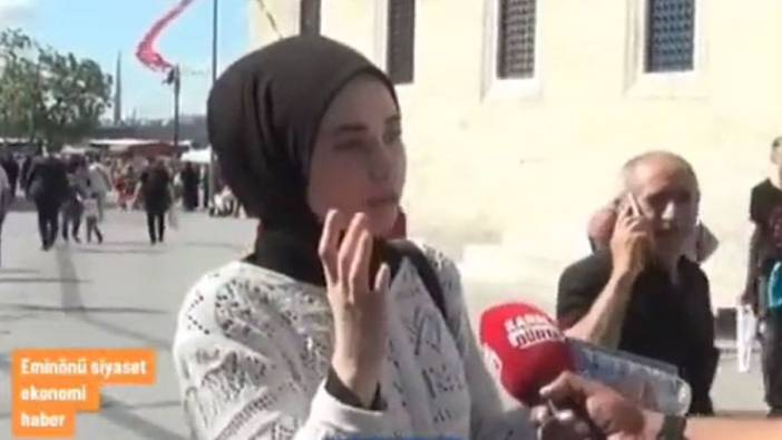 AKP'ye oy verdiğini söyleyen genç kadın: Kırmızı eti geçtim beyaz et düşse de yesek diye bekliyoruz