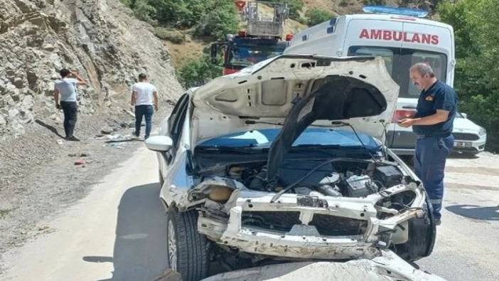 Tunceli'de kaza: 3 yaralı