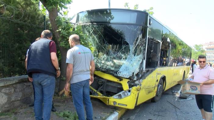 İETT otobüsüyle cip çarpıştı. Yaralılar var