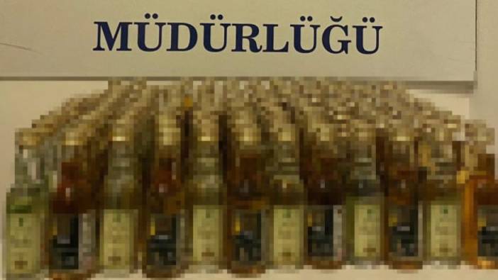 Datça'da 157 şişe kaçak alkol ele geçirildi