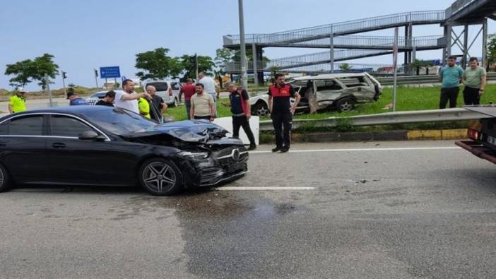 Galatasaraylı futbolcu trafik kazası geçirdi