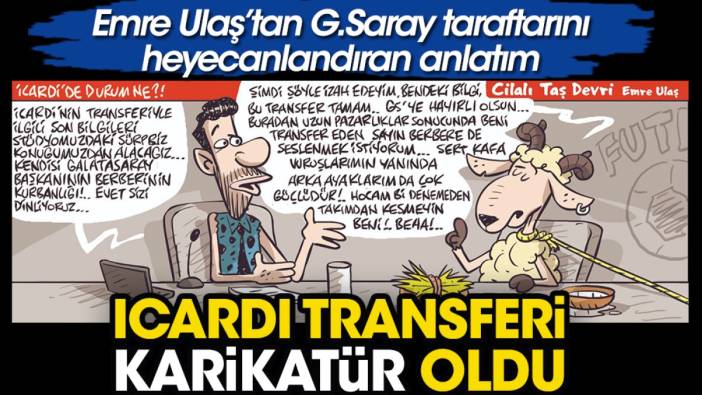 Icardi'nin transferi karikatür oldu