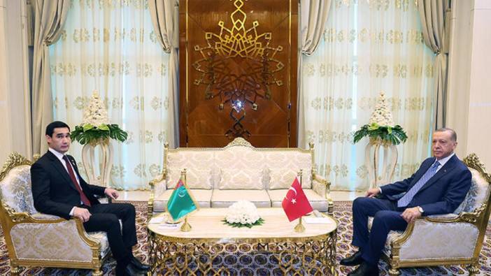 Erdoğan, Türkmenistan Devlet Başkanı Berdimuhammedov ile görüştü