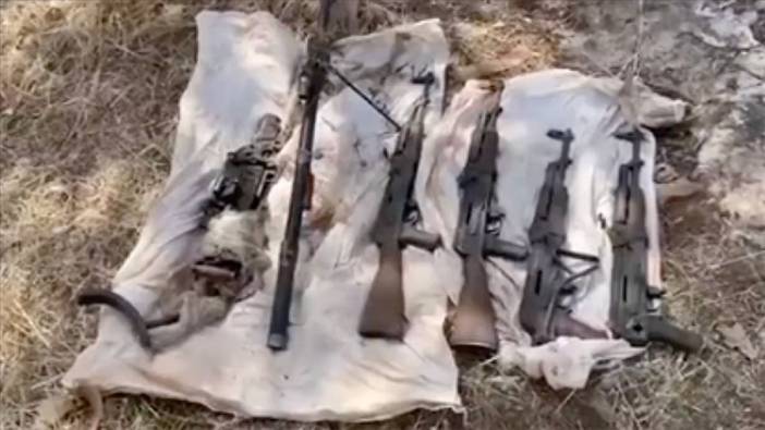 Pençe-Kilit Operasyonu'nda PKK'ya ait çok sayıda silah ele geçirildi