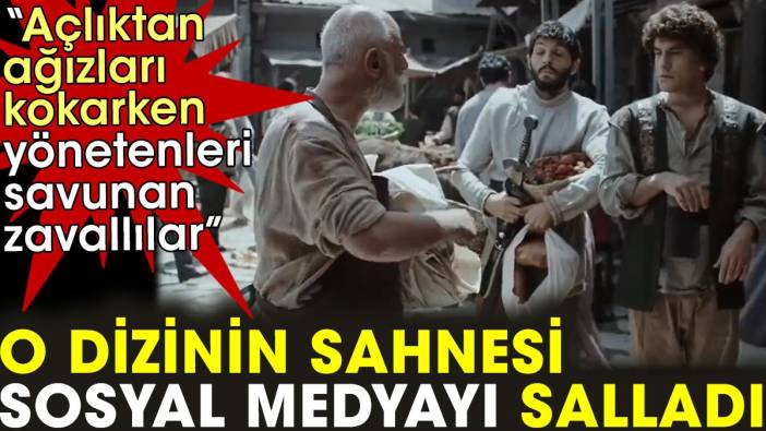 O dizinin sahnesi sosyal medyayı salladı