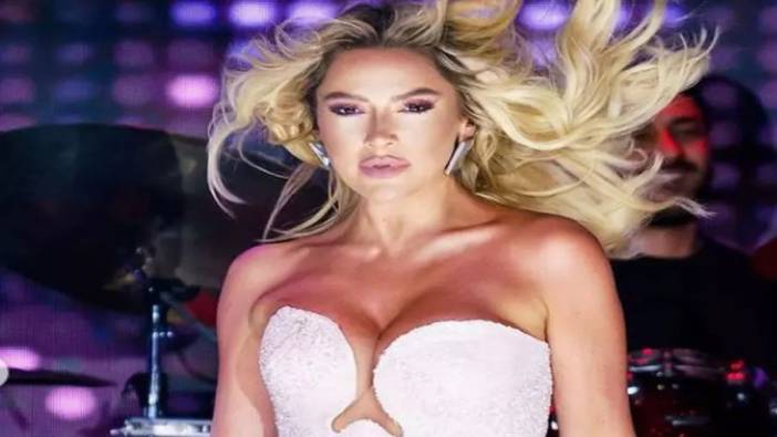 Hadise aşırı sıcaktan soğuk fayansa oturup paylaştı