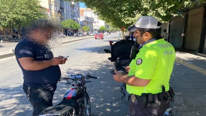 Gaziantep'te motosiklet sürücülerine ceza yağdı
