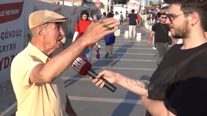 Yaşlı adam sokak röportajında Erdoğan’a seslenerek isyan etti: Millet aya gidiyor biz yaya gidiyoruz