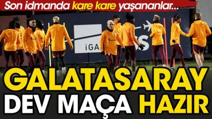 Galatasaray Manchester United'a hazır. Son idmanda an be an yaşananlar. Erden Timur sürprizi