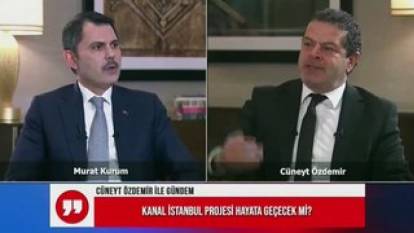 Murat Kurum’dan ‘Kanal İstanbul’ sorusuna yanıt: Erdoğan ‘yapalım’ derse ‘başka önceliklerimiz var’ derim