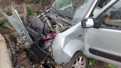 Giresun'da trafik kazası. 1 ölü 2 yaralı