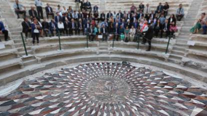 2 bin yıllık Medusa mozaiği ziyarete açıldı