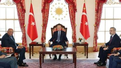 Erdoğan Mısır Dışişleri Bakanı Şukri'yi kabul etti
