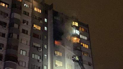 Bakırköy’de 15 katlı binada korkutan yangın