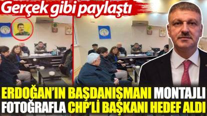 Erdoğan'ın başdanışmanı montajlı fotoğrafla CHP'li başkanı hedef aldı. Gerçek gibi paylaştı