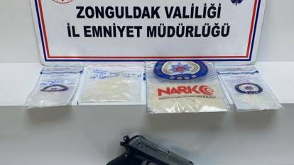 Zonguldak'ta düzenlenen uyuşturucu operasyonunda 2 şüpheli tutuklandı