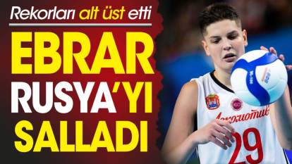 Ebrar Karakurt Rusya'yı salladı. Rekorları alt üst etti