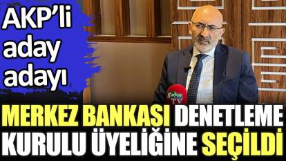 AKP'li aday adayı Merkez Bankası Denetleme Kurulu üyeliğine seçildi